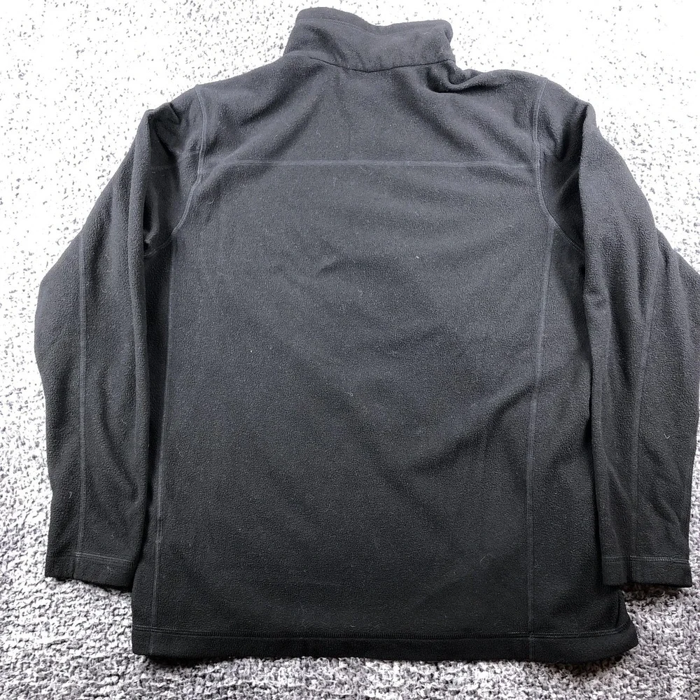 Patagonia Jacket Mens Large Black Fleece 1/4 Zip Pullover Outdoor Hiking‎